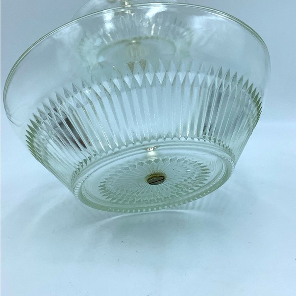Vintage Pressed Glass Two Tiered Bowls - Picture 9 of 10